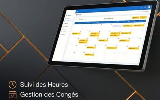 Pointeuse et planning salariés OIESATIS sur tablette